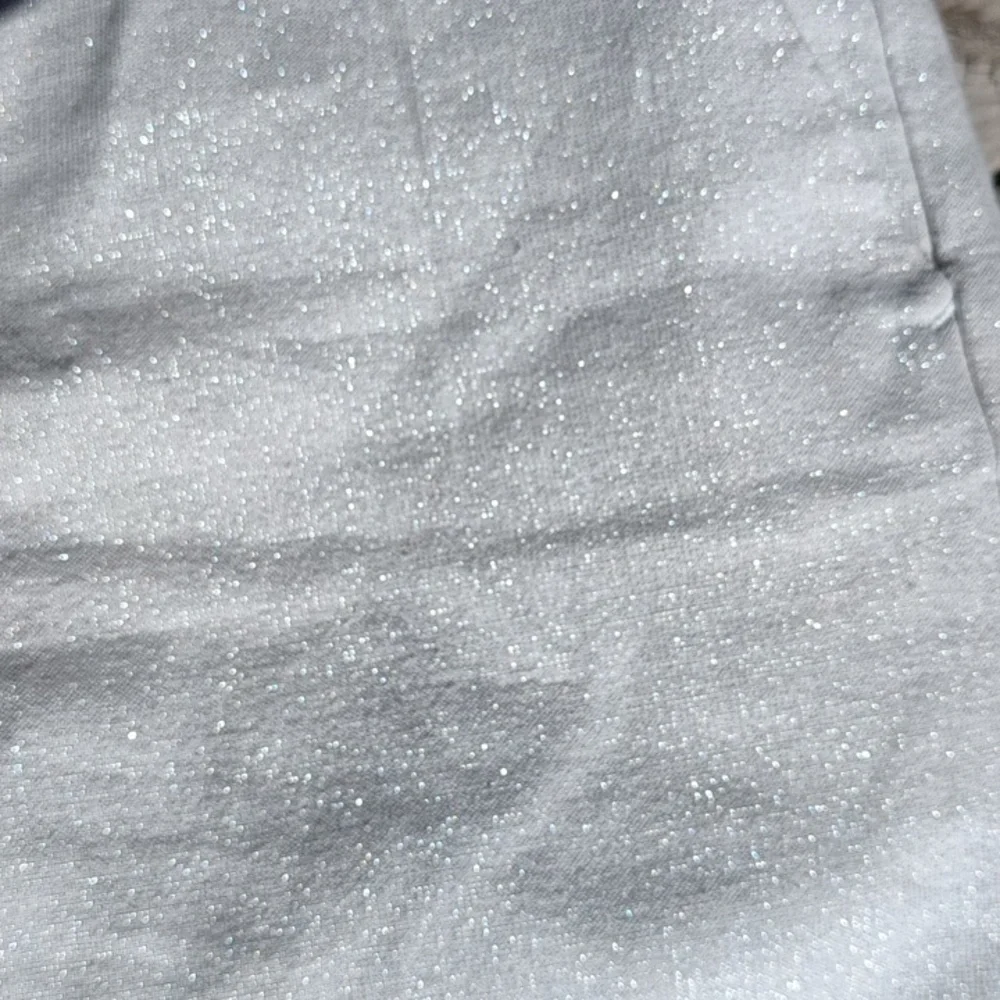 Banana Republic silver metallic linen cotton shorts ladies size 2 - Picture 9 of 11